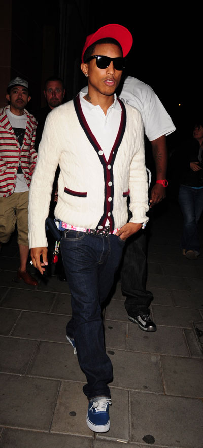 pharrell williams fashion. (Pharrell Williams on the Town